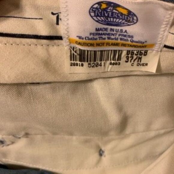 Riverside Size 37/M Blue Black Stripe Police Security Uniform Pants *New* - Picture 5 of 9